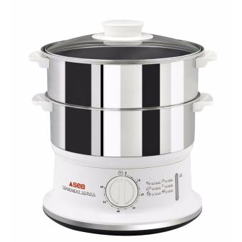 TEFAL หม้อนึ่งสแตนเลส 2 ชั้น รุ่น VC1451 ขนาด 6 ลิตร (สีเงิน-ขาว) TEFAL หม้อนึ่งสแตนเลส 2 ชั้น รุ่น VC1451 ขนาด 6 ลิตร (สีเงิน-ขาว)